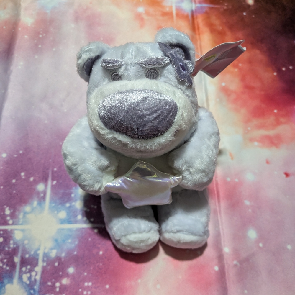 Lavender Purple Lotso Plush Bear with Star
